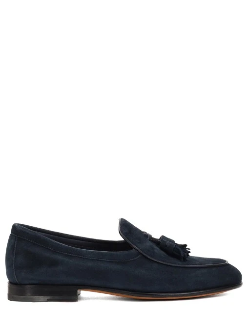 Лоферы замшевые SANTONI