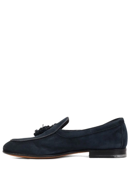 Лоферы замшевые SANTONI