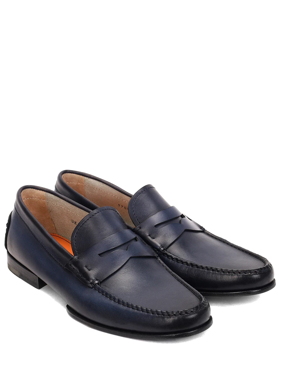 Лоферы кожаные