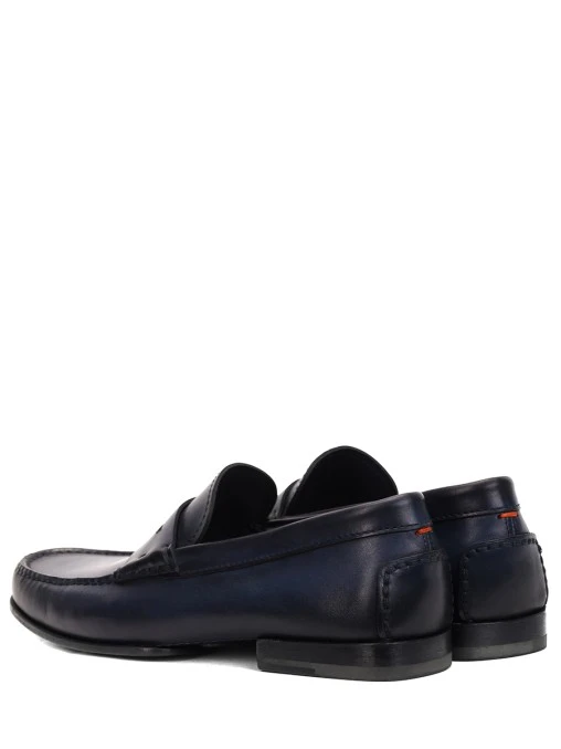 Лоферы кожаные SANTONI