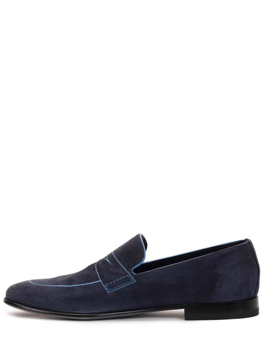 Лоферы замшевые