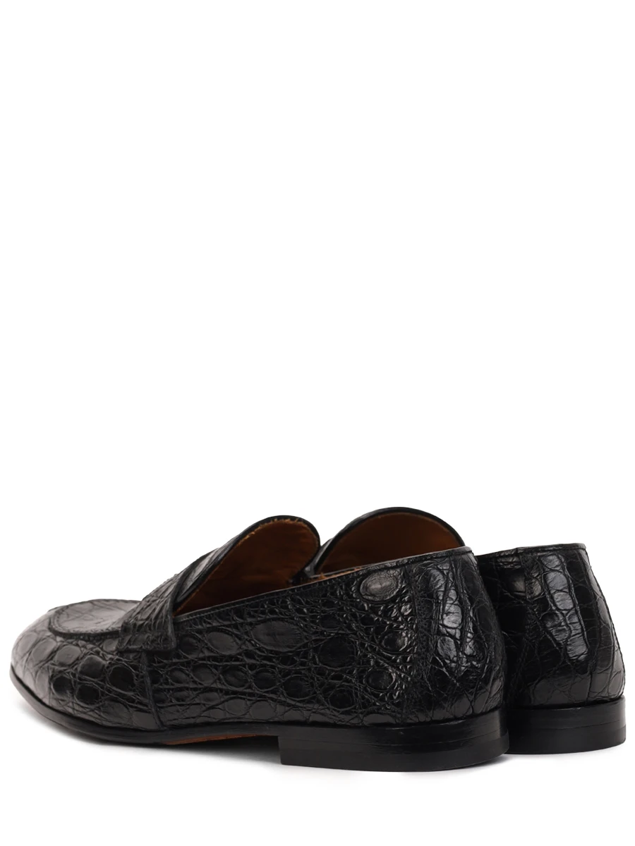 Лоферы из кожи крокодила