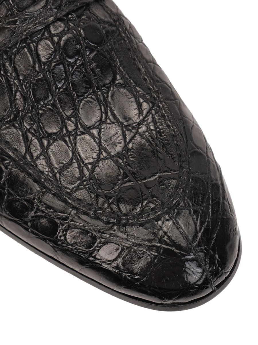 Лоферы из кожи крокодила