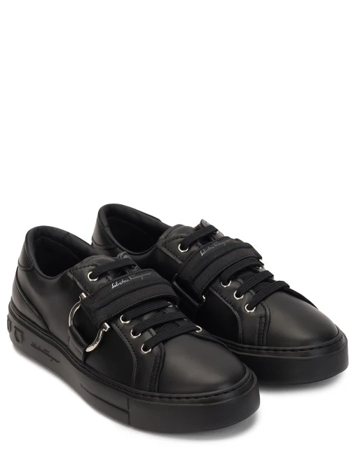 Кеды кожаные S.FERRAGAMO