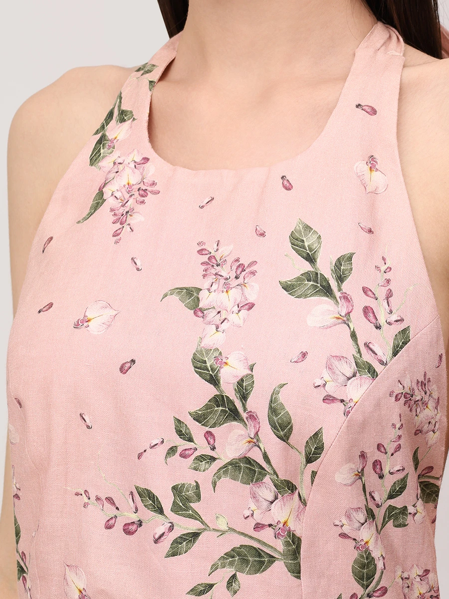 Платье льняное