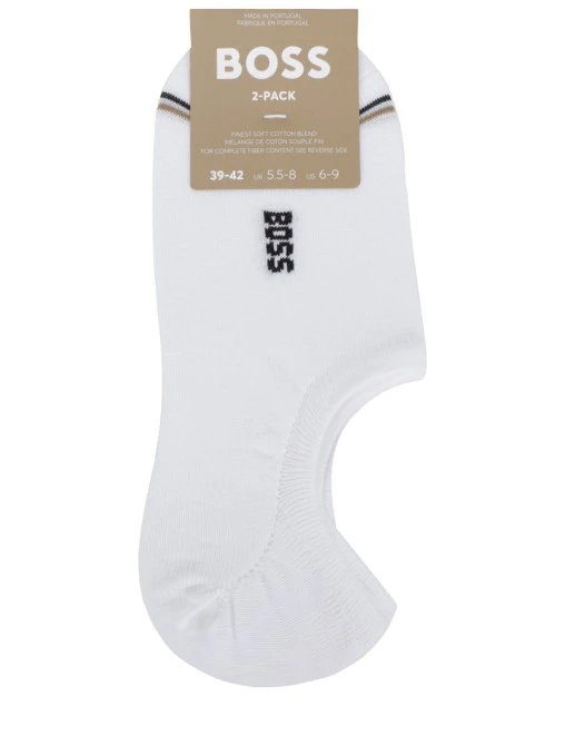 Набор из двух пар хлопковых подследников BOSS