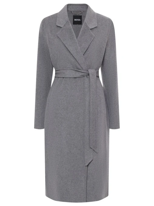 Пальто шерстяное BOSS