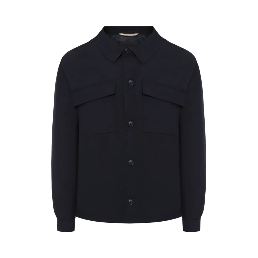 Рубашка Regular Fit шерстяная