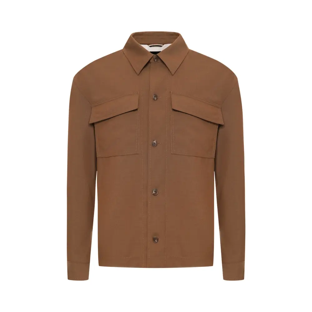 Рубашка Regular Fit шерстяная