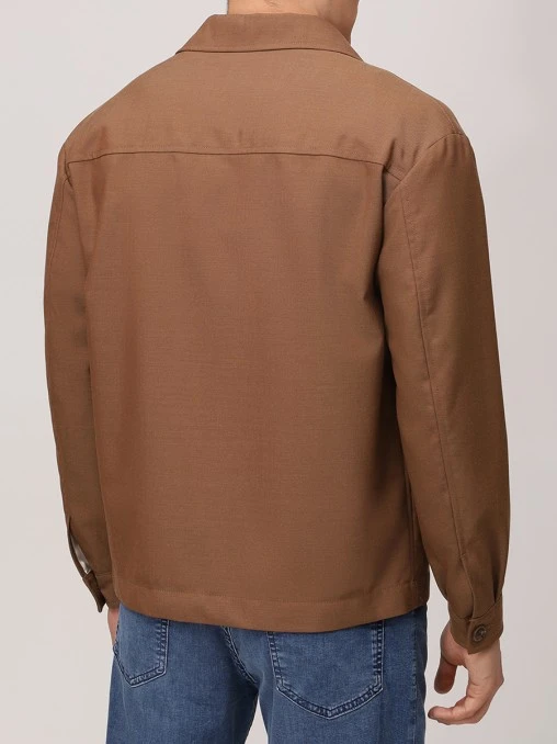 Рубашка Regular Fit шерстяная BOSS