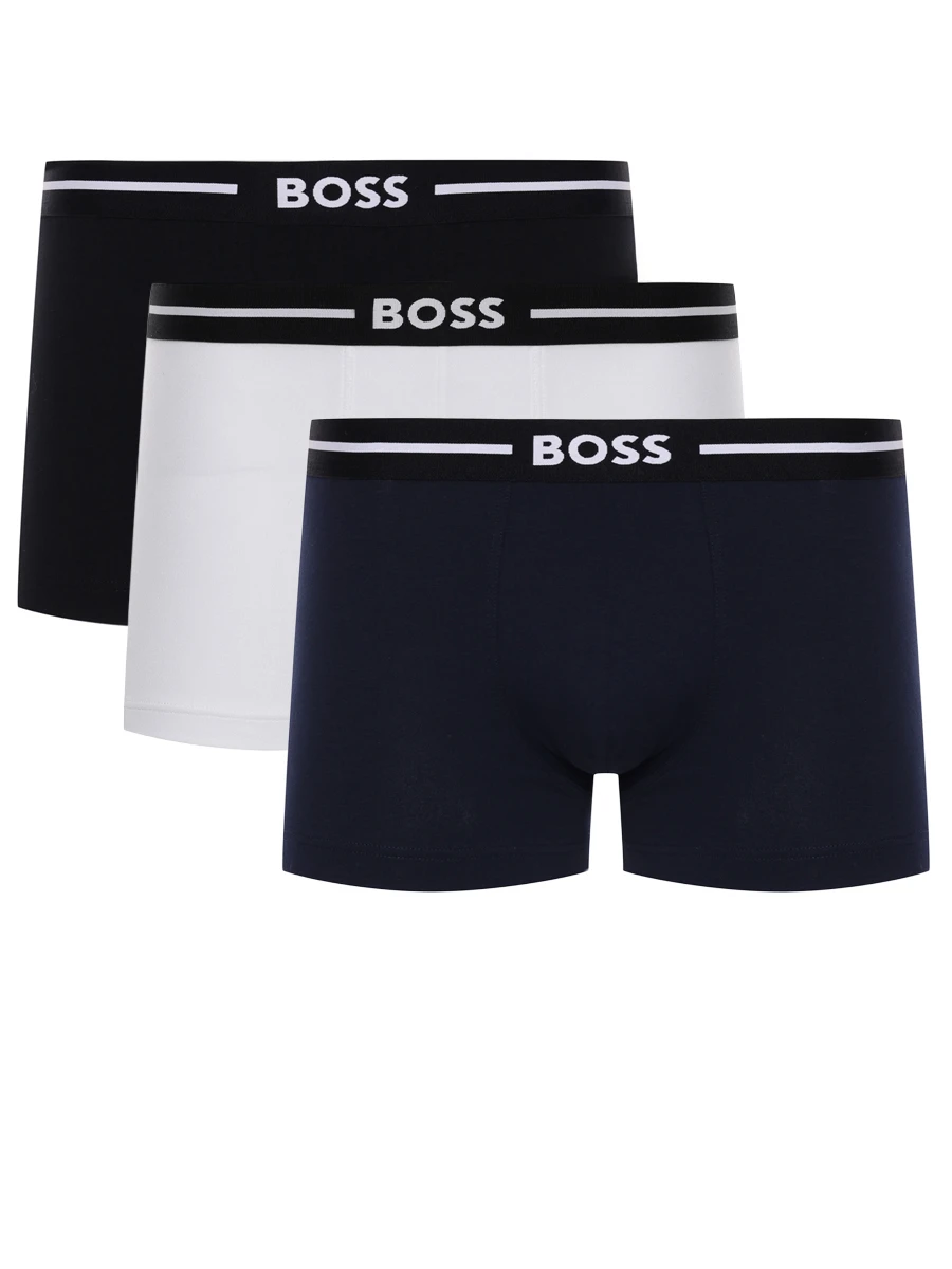 Набор из трех хлопковых трусов-боксеров
