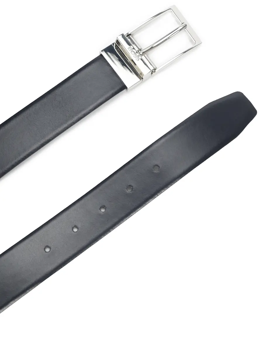 Ремень кожаный двусторонний