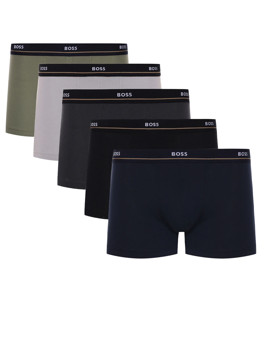 Набор из пяти хлопковых трусов-боксеров