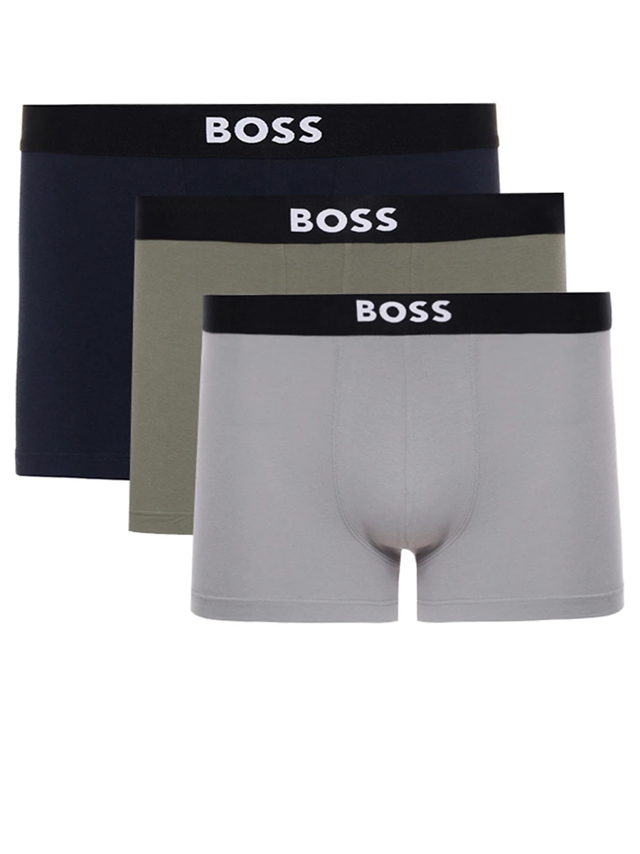 Набор из трех хлопковых трусов-боксеров