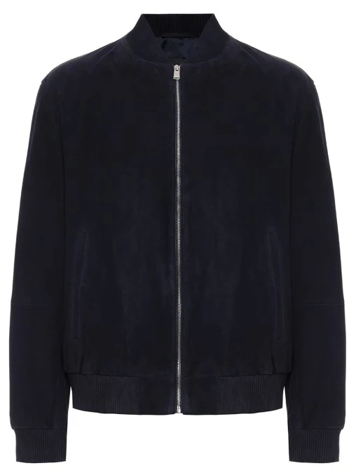 Бомбер замшевый BOSS