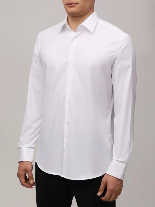 Рубашка Regular Fit хлопковая BOSS