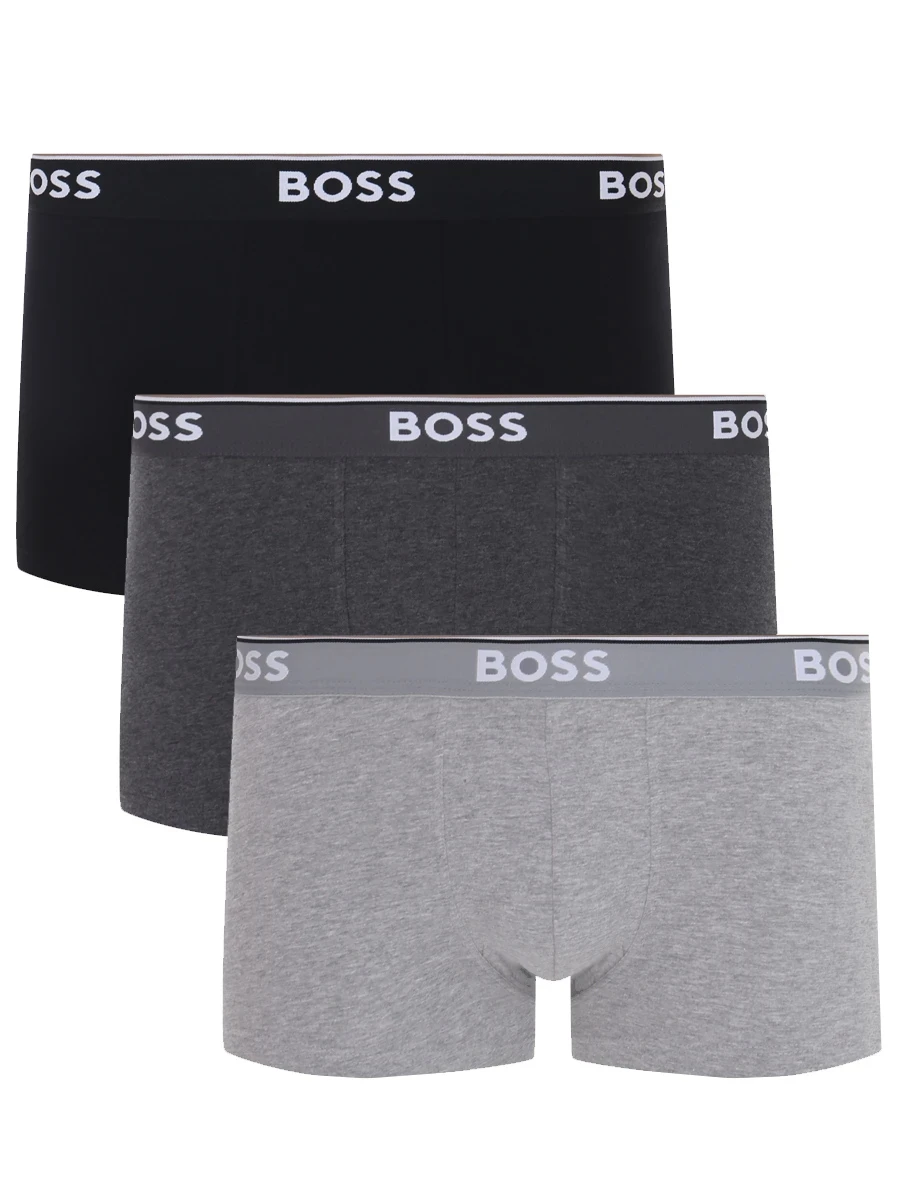 Набор из трех хлопковых трусов-боксеров