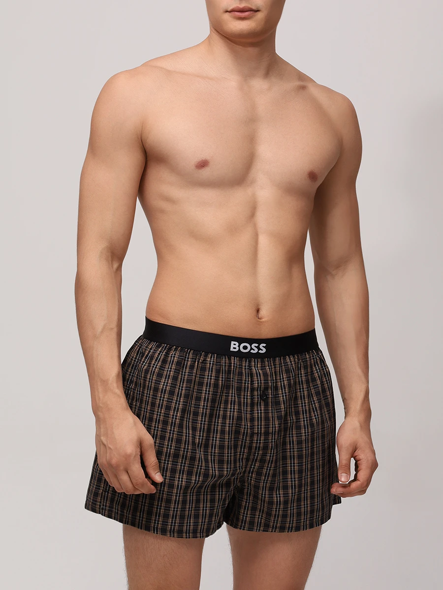 Набор из двух хлопковых трусов-шортов