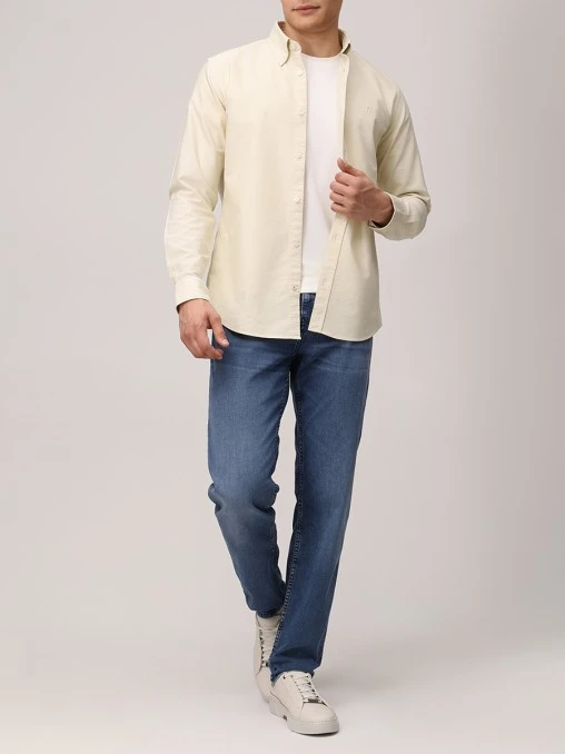 Рубашка Slim Fit хлопковая BOSS