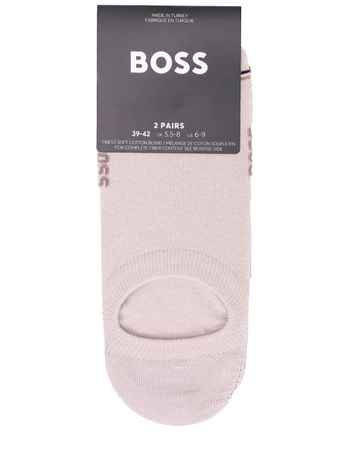 Набор из двух пар хлопковых подследников BOSS