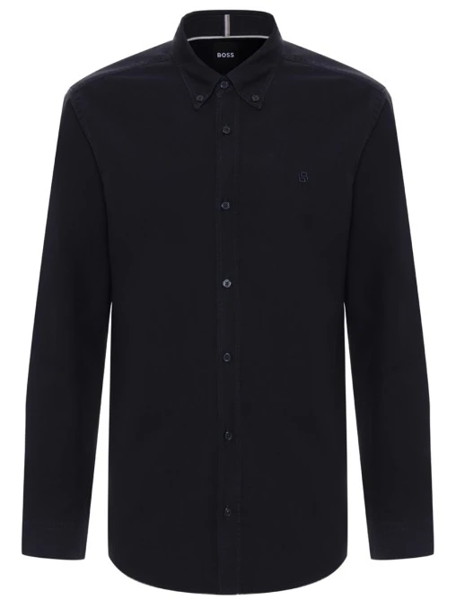Рубашка Slim Fit хлопковая BOSS