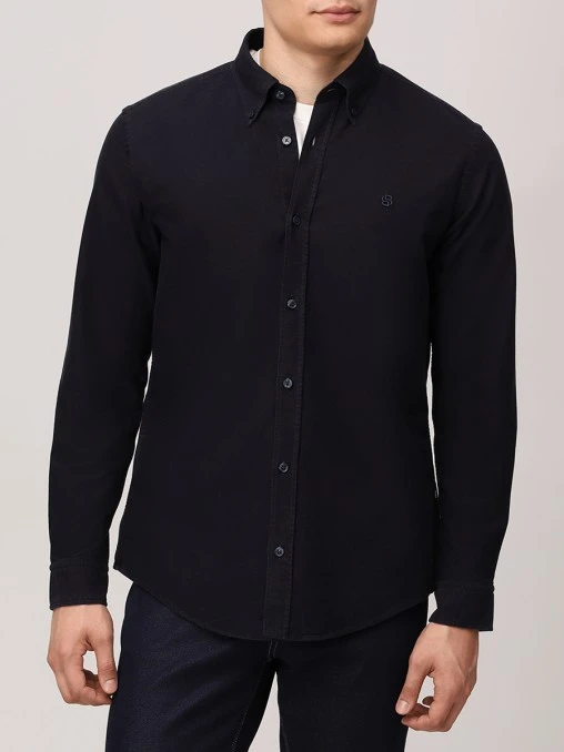 Рубашка Slim Fit хлопковая BOSS