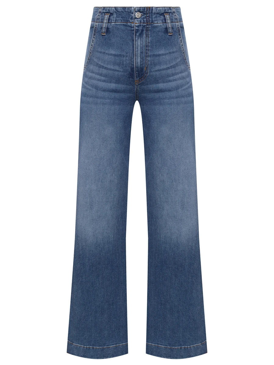 Джинсы-клеш хлопковые