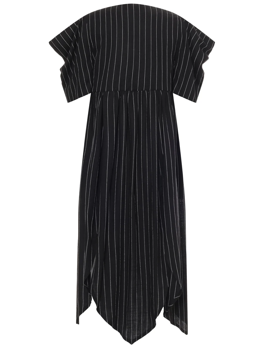 Платье изо льна и вискозы