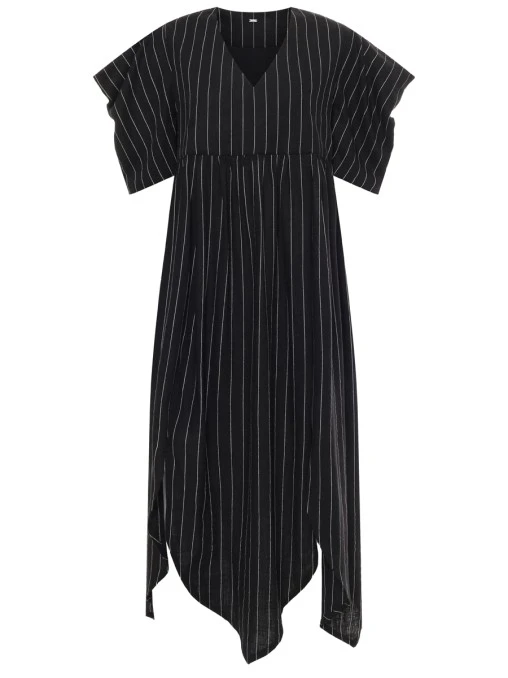 Платье изо льна и вискозы OKSANA TOMKA