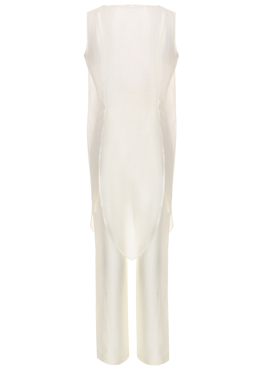 Костюм из хлопка и шелка