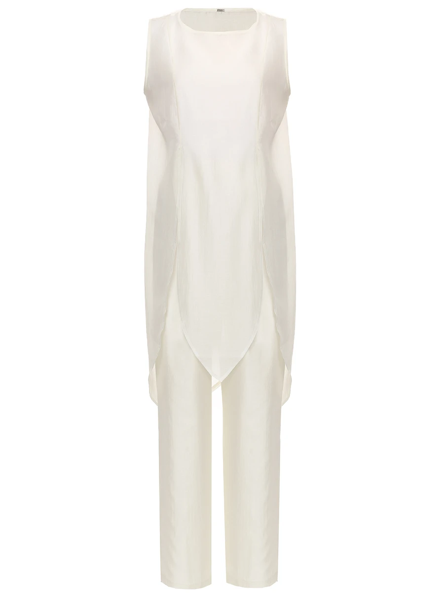 Костюм из хлопка и шелка