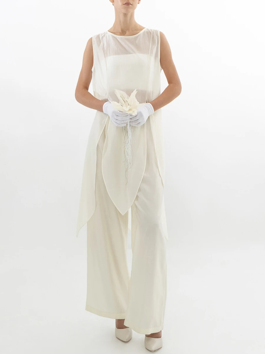 Костюм из хлопка и шелка