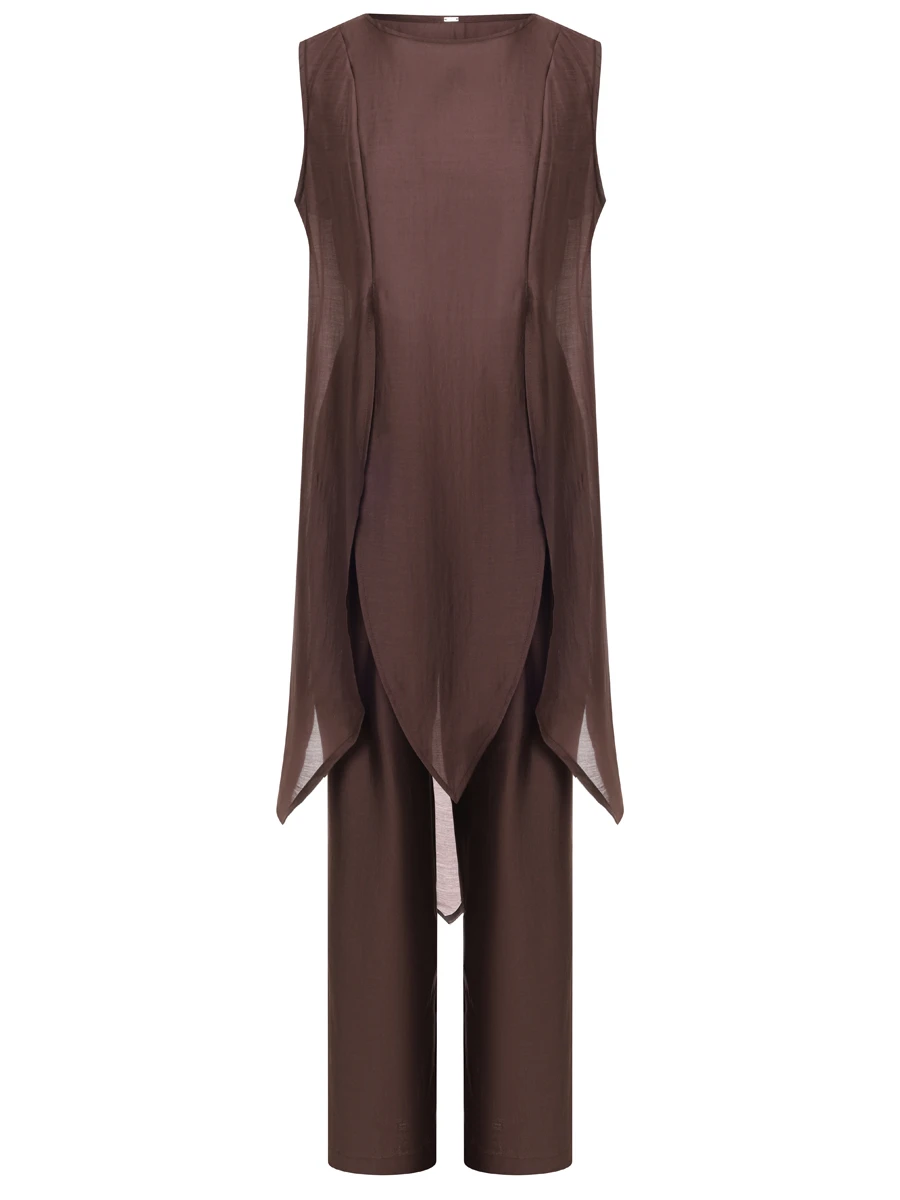 Костюм из хлопка и шелка