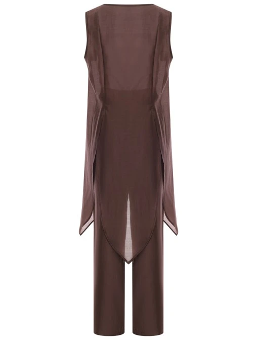 Костюм из хлопка и шелка OKSANA TOMKA