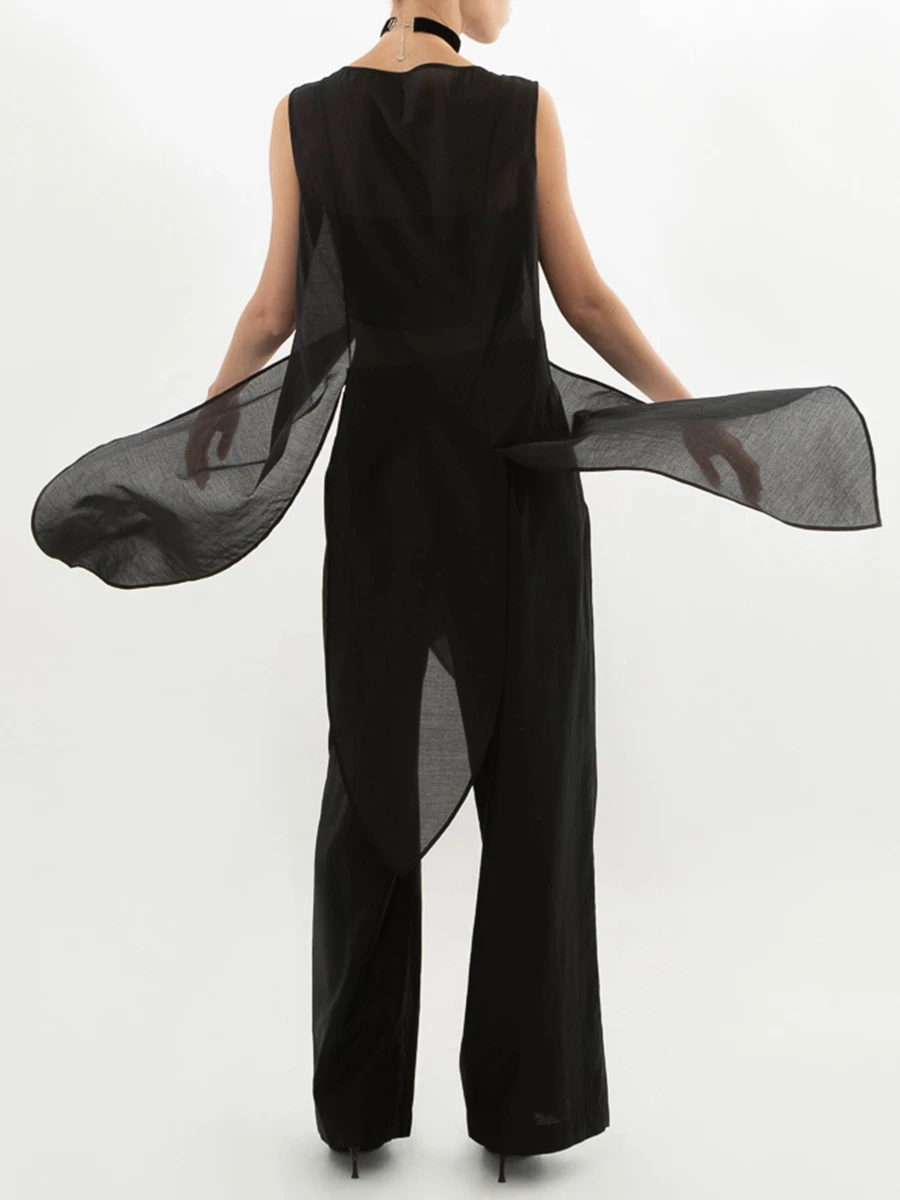 Костюм из хлопка и шелка