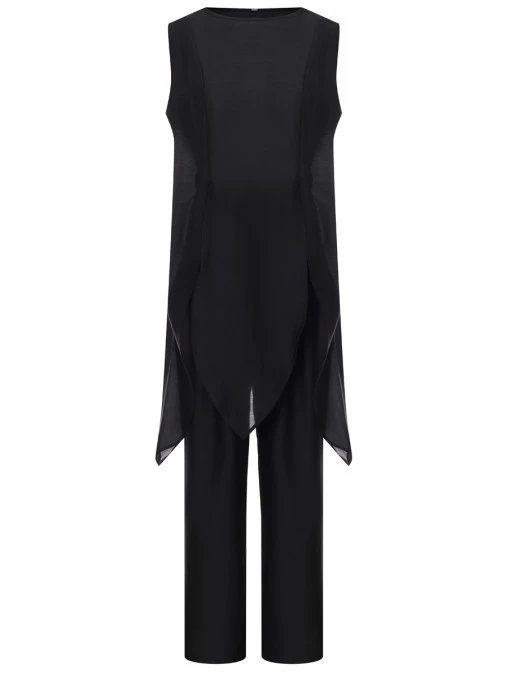 Костюм из хлопка и шелка OKSANA TOMKA