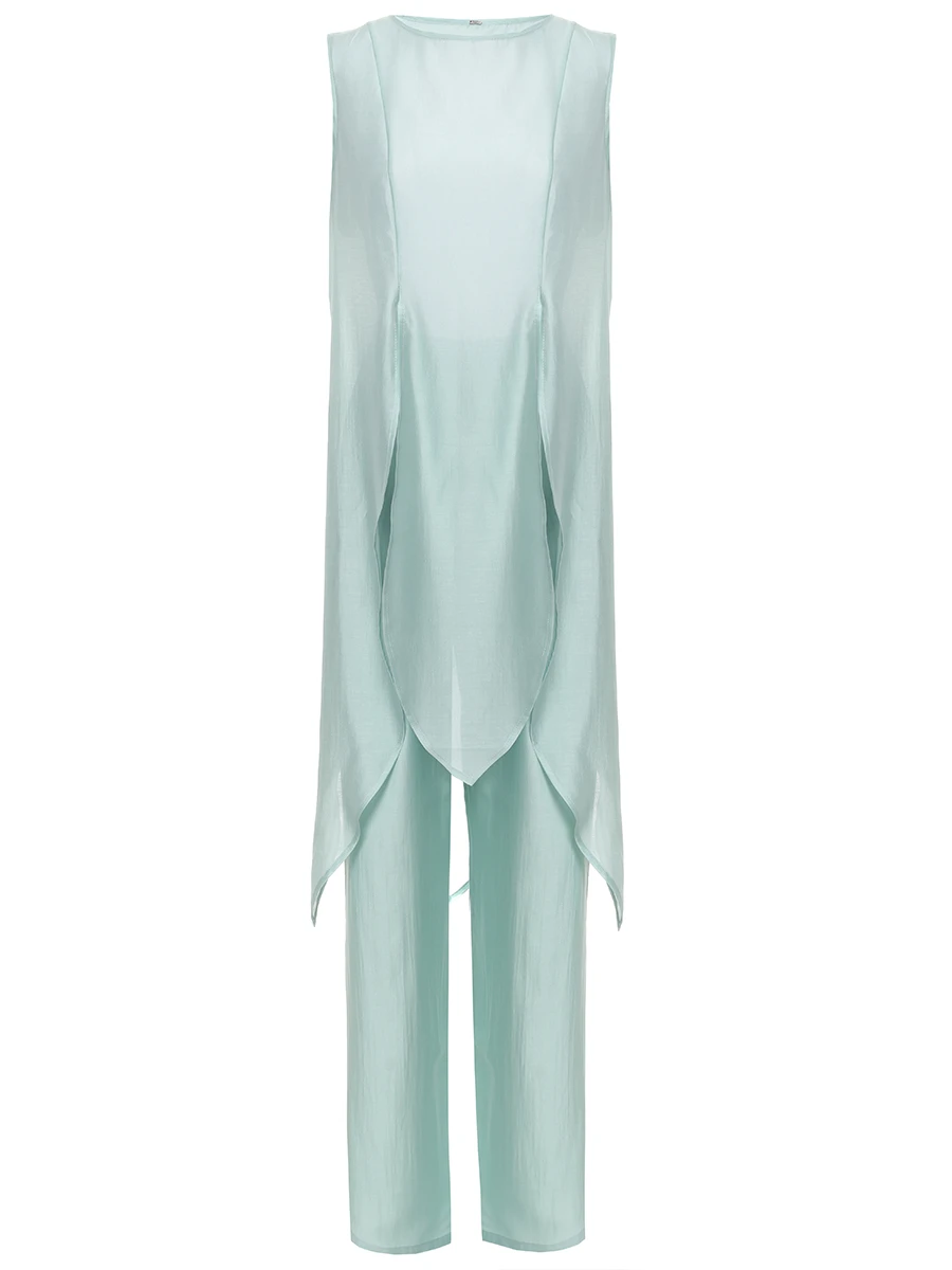 Костюм из хлопка и шелка