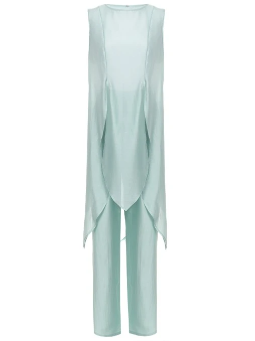 Костюм из хлопка и шелка OKSANA TOMKA