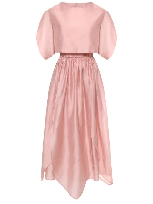 Костюм из хлопка и шелка OKSANA TOMKA