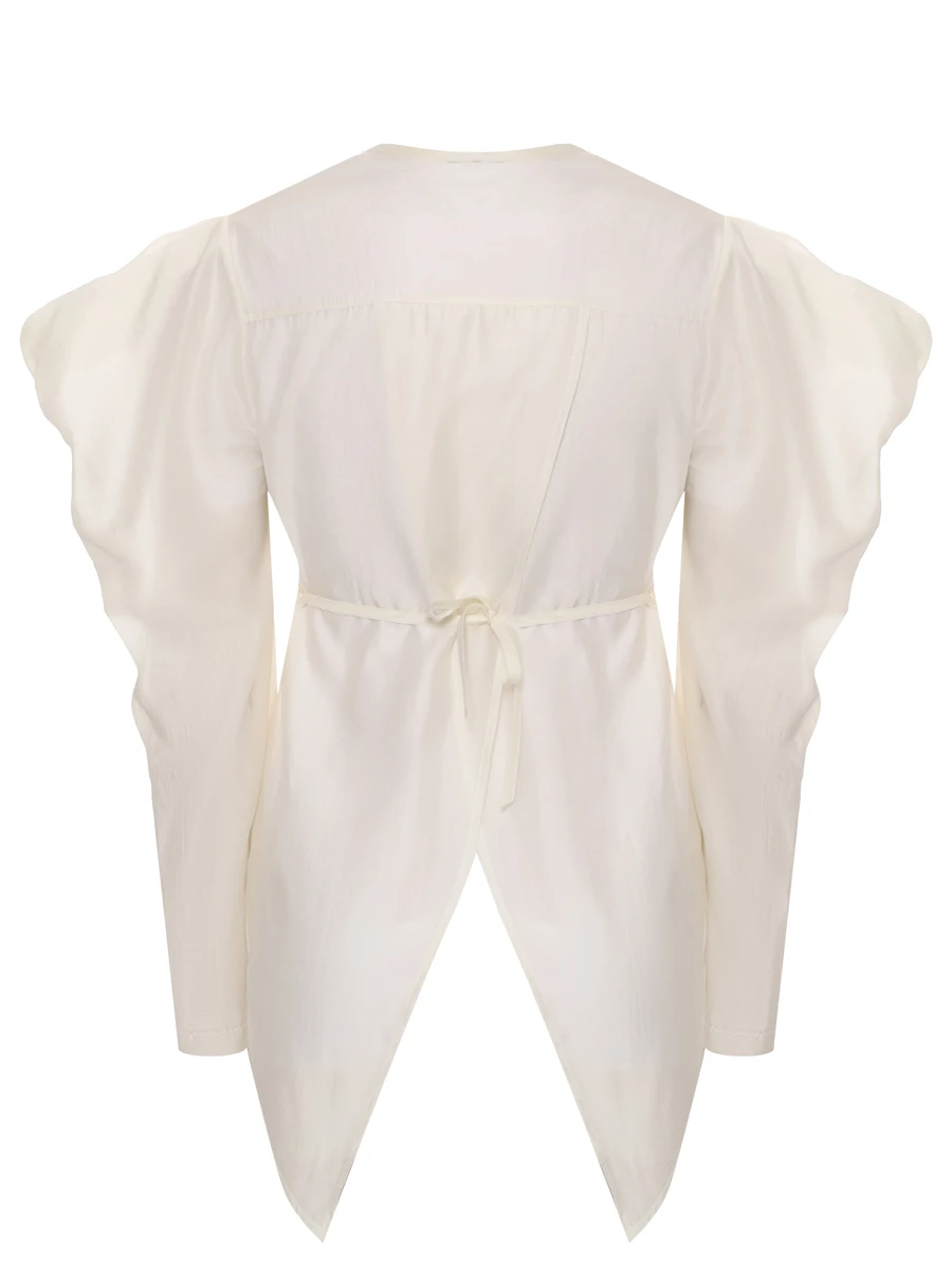 Блуза из хлопка и шелка