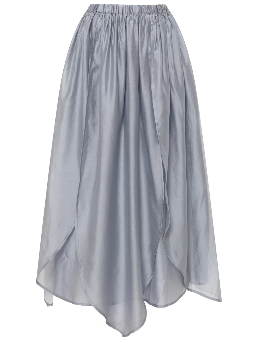 Юбка из хлопка и шелка