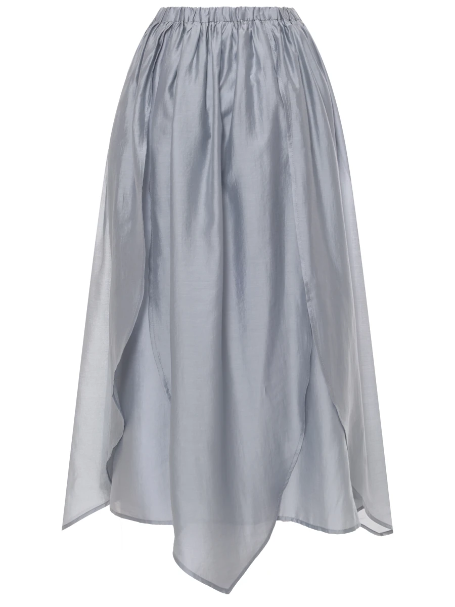 Юбка из хлопка и шелка