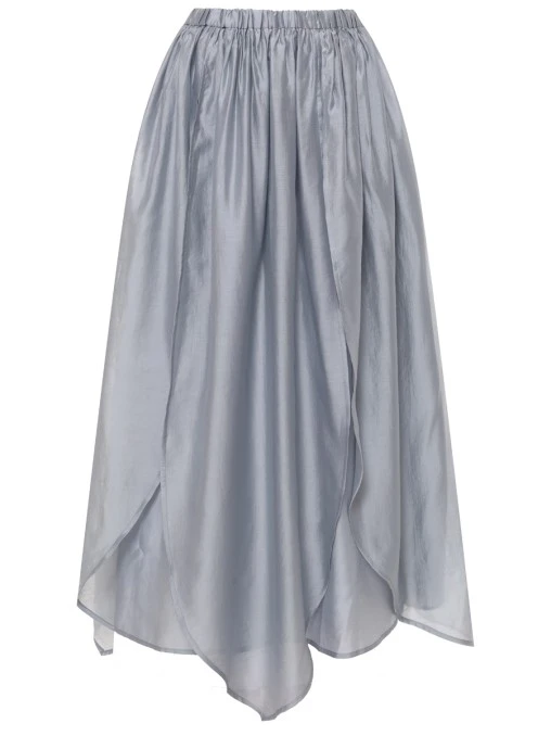 Юбка из хлопка и шелка OKSANA TOMKA