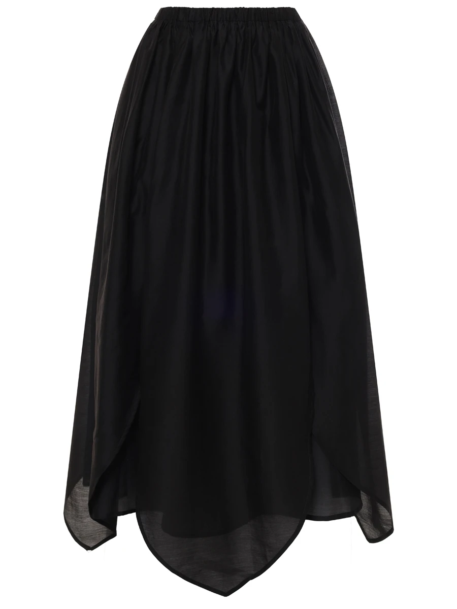 Юбка из хлопка и шелка