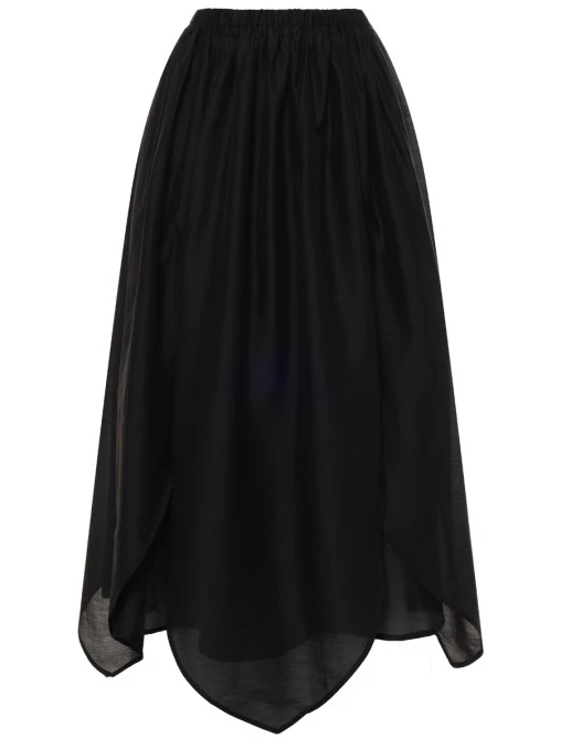 Юбка из хлопка и шелка OKSANA TOMKA