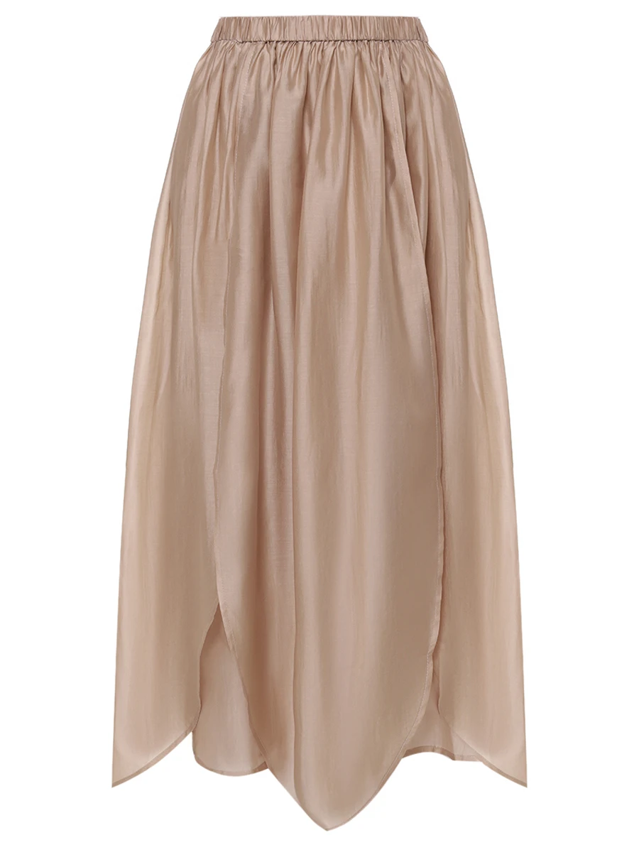 Юбка из хлопка и шелка