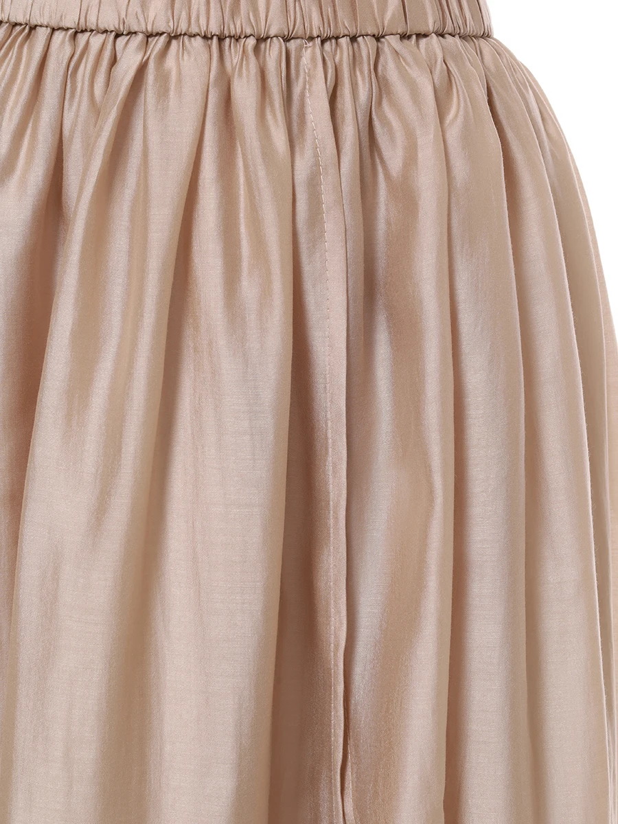 Юбка из хлопка и шелка