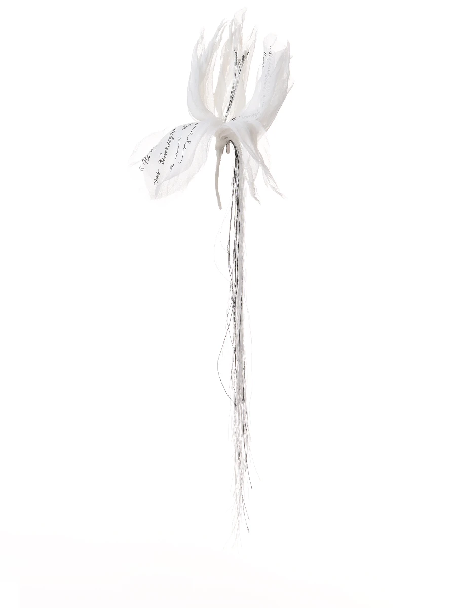 Брошь Лилия с каллиграфией Маргарита