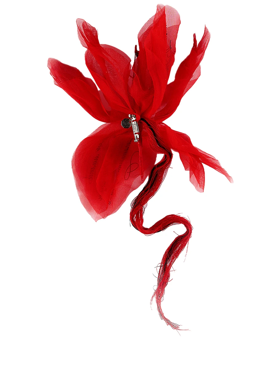 Брошь Лилия с каллиграфией Татьяна Ларина