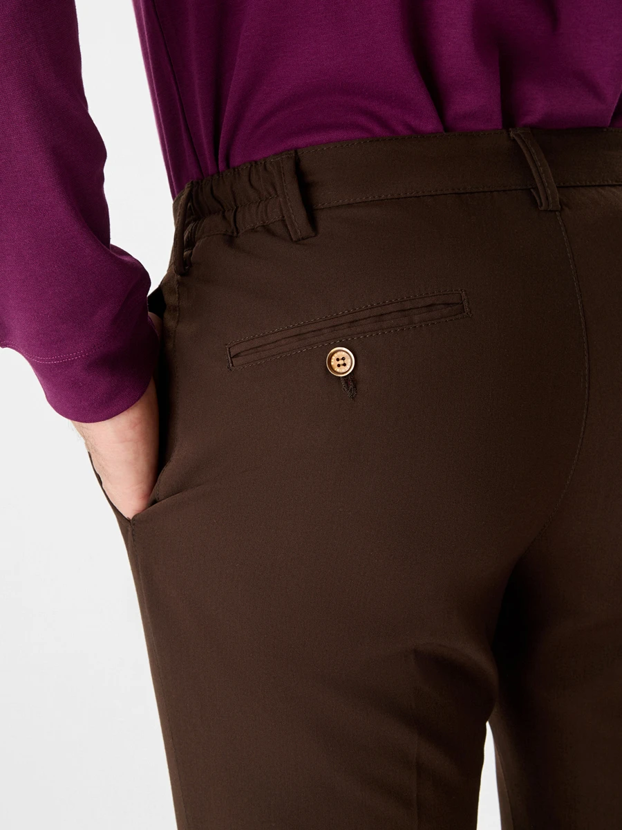 Брюки-карго однотонные